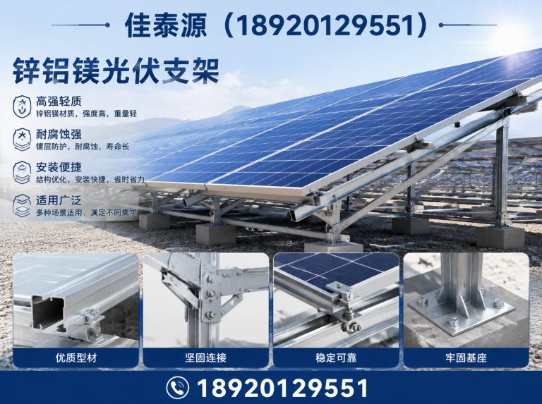 武清区光伏支架展示图